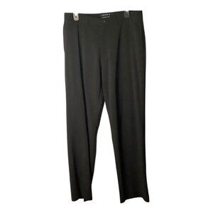 Vtg Kenneth Cole Mens Black Stretch Pants 34x34 Polyester Blend Slim Fit